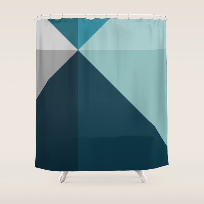 Geometric 1702 Shower Curtain Gallery Image 1