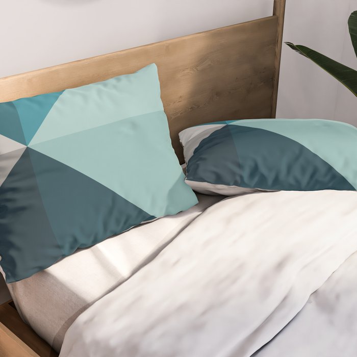 Geometric 1702 Pillow Sham Gallery Image 2