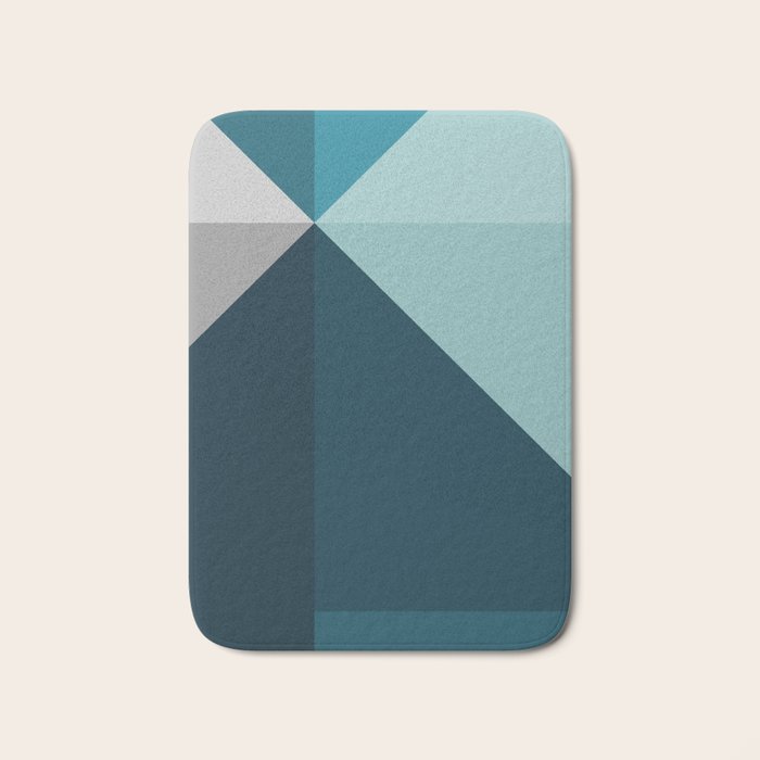 Geometric 1702 Bath Mat Gallery Image 1