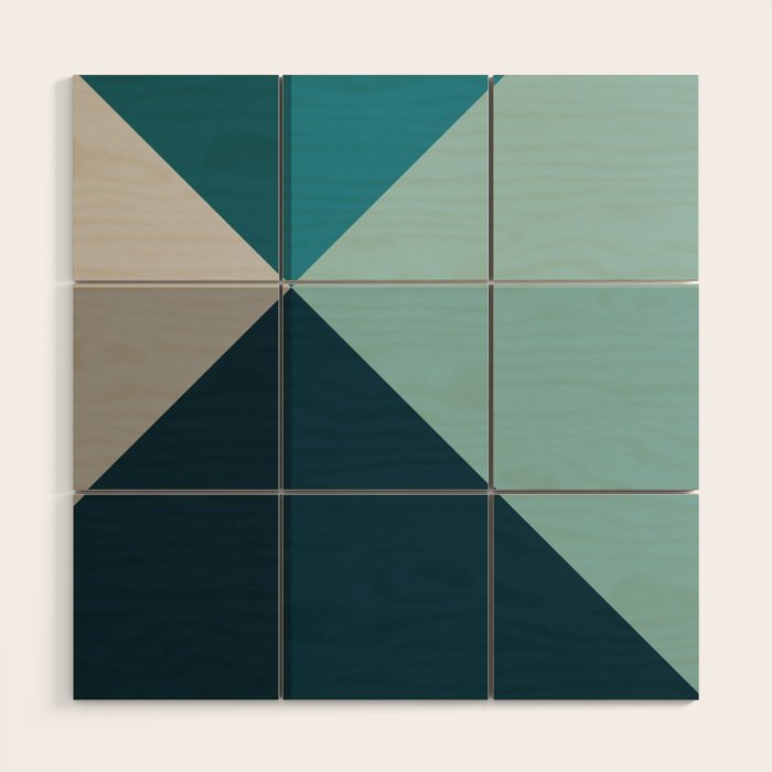 Geometric 1702 Wood Wall Art Gallery Image 1