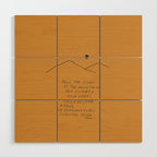 Tell The Story Of The Mountain You Climbed. Wood Wall Art Gallery Image 1