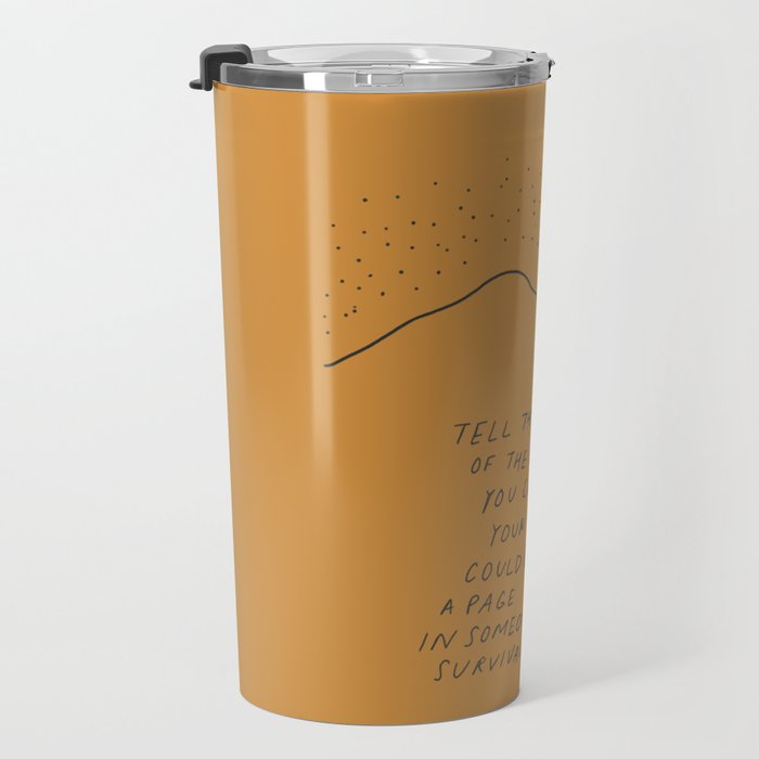 Tell The Story Of The Mountain You Climbed. Travel Mug Gallery Image 3