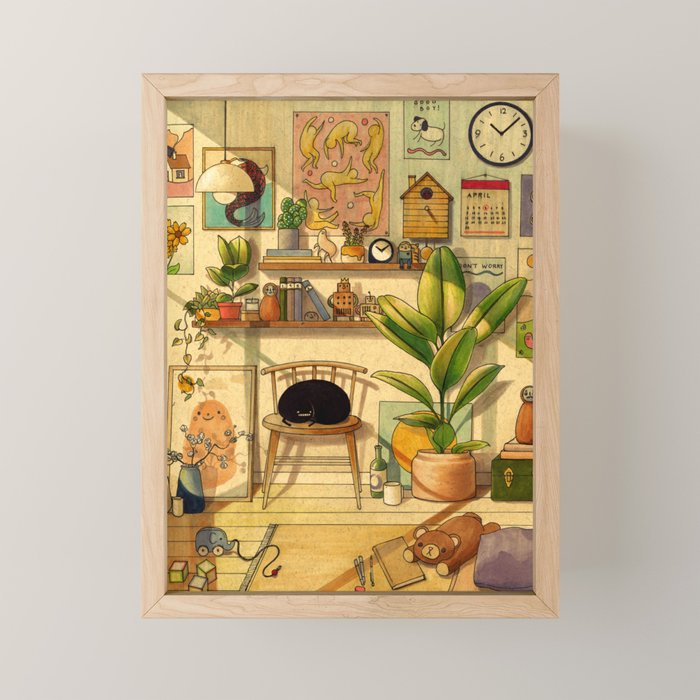 Afternoon Sun Mini Art Print Gallery Image 1