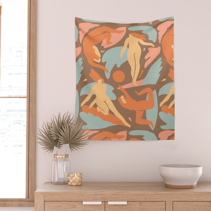 Flow pattern Wall Tapestry Gallery Image 2