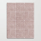 bohemian geometric tiles - mauve Notebook Gallery Image 4