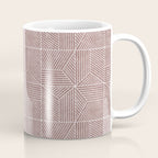 bohemian geometric tiles - mauve Coffee Mug Gallery Image 1