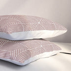 bohemian geometric tiles - mauve Pillow Sham Gallery Image 3