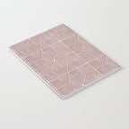 bohemian geometric tiles - mauve Notebook Gallery Image 3