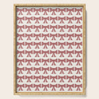 Vintage Bows III Pink Serving Tray Gallery Image 1