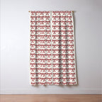 Vintage Bows III Pink Window Curtain Gallery Image 3
