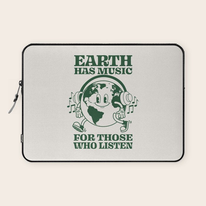 Earth Silent Disco Laptop Sleeve Gallery Image 1