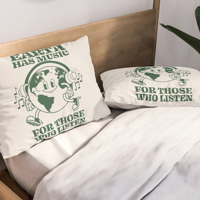 Earth Silent Disco Pillow Sham Gallery Image 2