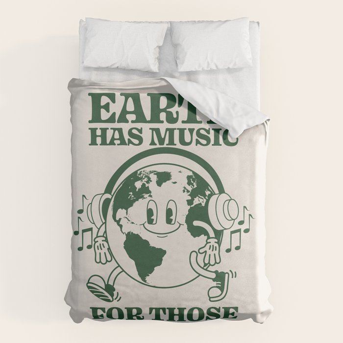 Earth Silent Disco Duvet Cover Gallery Image 6