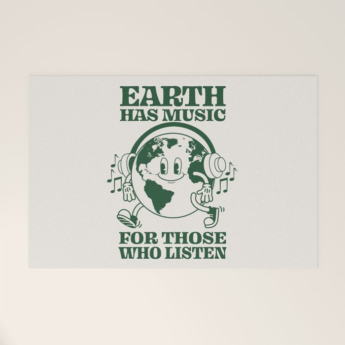 Earth Silent Disco Welcome Mat Gallery Image 1