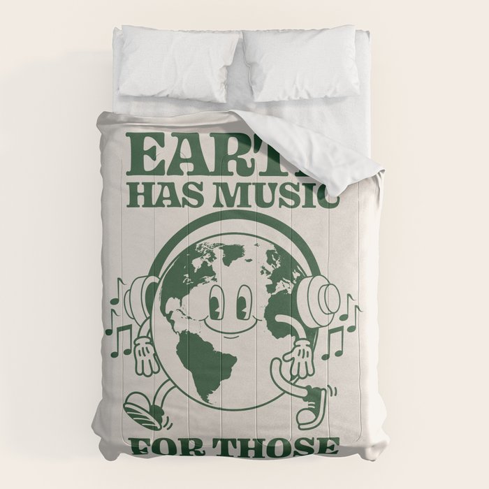 Earth Silent Disco Comforter Gallery Image 6