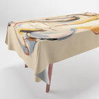 Female Figure Line Art 8 Tablecloth Gallery Image 1