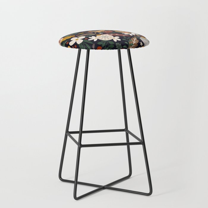 Christmas night forest 10 Stool Gallery Image 1