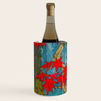 Nishigi's Goddess - Nature Ukiyo Landscape in Red, Green & Blue Wine Chiller Gallery Image 2