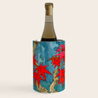 Nishigi's Goddess - Nature Ukiyo Landscape in Red, Green & Blue Wine Chiller Gallery Image 1