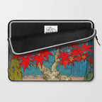 Nishigi's Goddess - Nature Ukiyo Landscape in Red, Green & Blue Laptop Sleeve Gallery Image 2