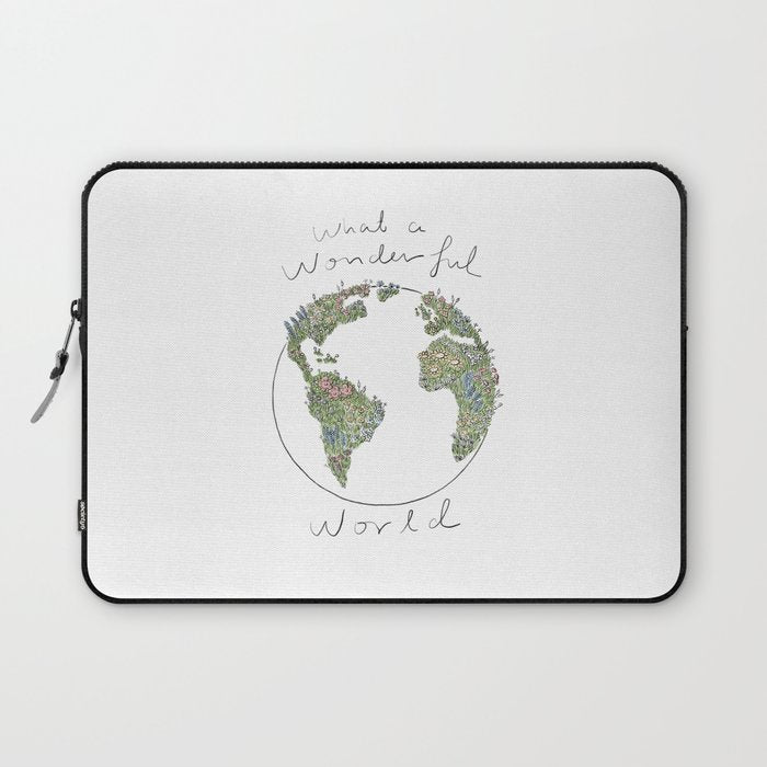 What a Wonderful World Laptop Sleeve Gallery Image 1