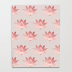 Pink Lotus Flower | Watercolor Texture Notebook Gallery Image 4