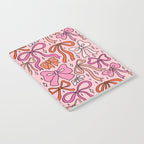 Pink Bow Print Notebook Gallery Image 2