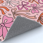 Pink Bow Print Rug Gallery Image 4