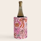 Pink Bow Print Wine Chiller Gallery Image 3