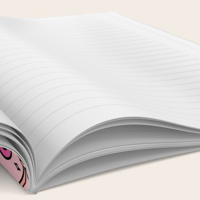 Pink Bow Print Notebook Gallery Image 2