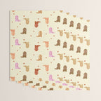 Cowgirl boots pattern Wrapping Paper Gallery Image 3