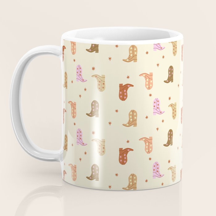 Cowgirl boots pattern Coffee Mug Gallery Image 3