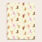 Cowgirl boots pattern Notebook Gallery Image 4