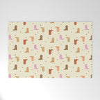 Cowgirl boots pattern Welcome Mat Gallery Image 1