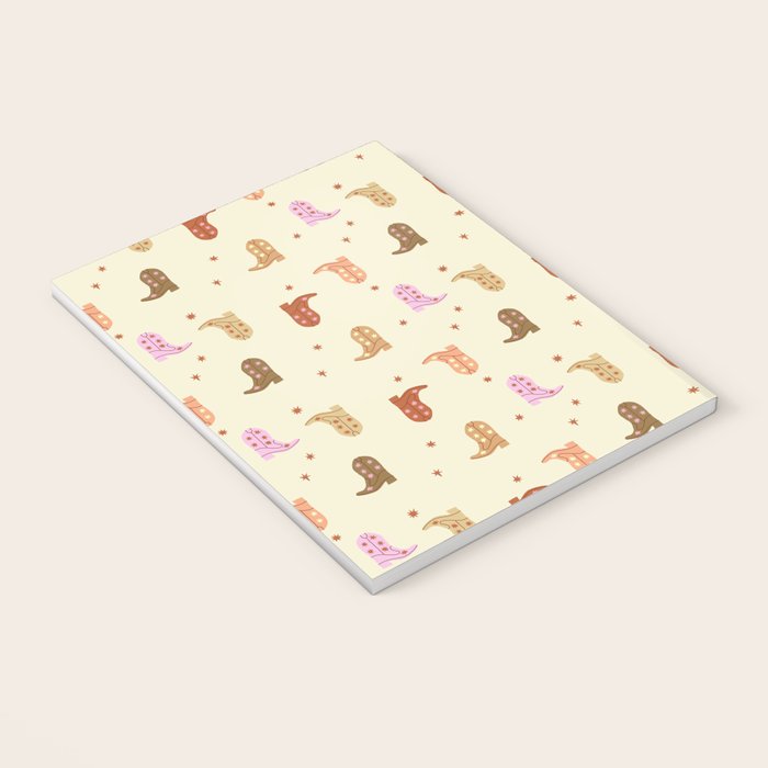 Cowgirl boots pattern Notebook Gallery Image 3