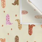 Cowgirl boots pattern Wall Tapestry Gallery Image 3