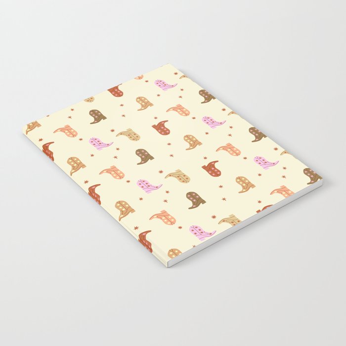 Cowgirl boots pattern Notebook Gallery Image 2