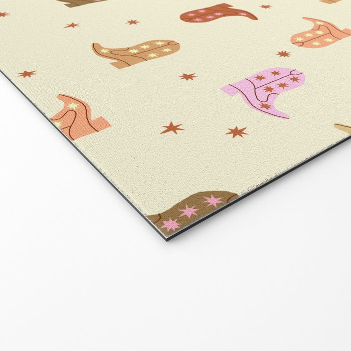 Cowgirl boots pattern Welcome Mat Gallery Image 2