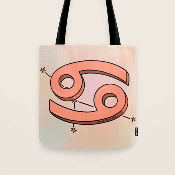 Cancer Symbol Tote Bag Gallery Image 1