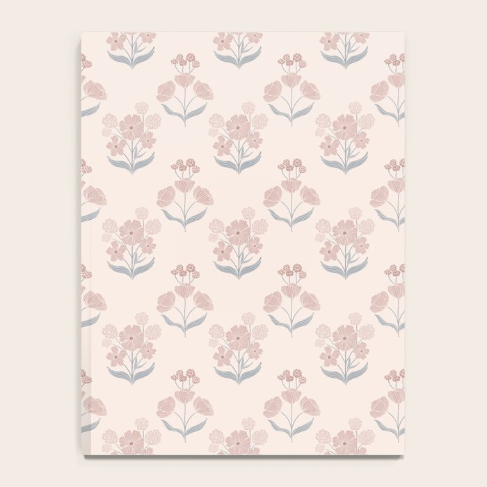 Dusty Rose Classic Floral Notebook Gallery Image 4
