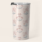 Dusty Rose Classic Floral Travel Mug Gallery Image 3