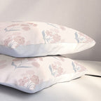 Dusty Rose Classic Floral Pillow Sham Gallery Image 3