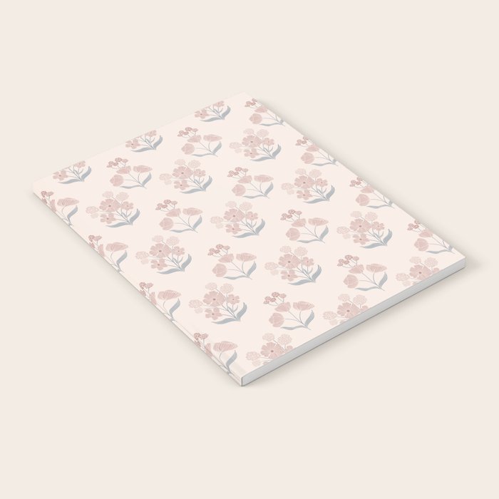 Dusty Rose Classic Floral Notebook Gallery Image 2