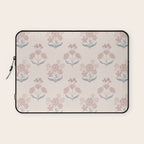 Dusty Rose Classic Floral Laptop Sleeve Gallery Image 1