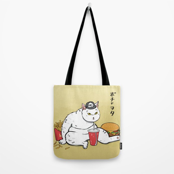 Fast Food Cat Tote Bag Gallery Image 2