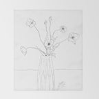 Dear Reminder Line Throw Blanket Gallery Image 2
