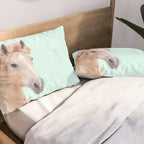 PALOMINO HORSE Pillow Sham Gallery Image 2