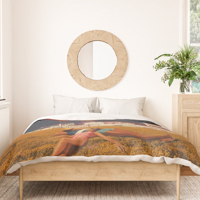 a postcard from year 2349 Duvet Cover Gallery Image 3