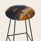 a postcard from year 2349 Stool Gallery Image 2