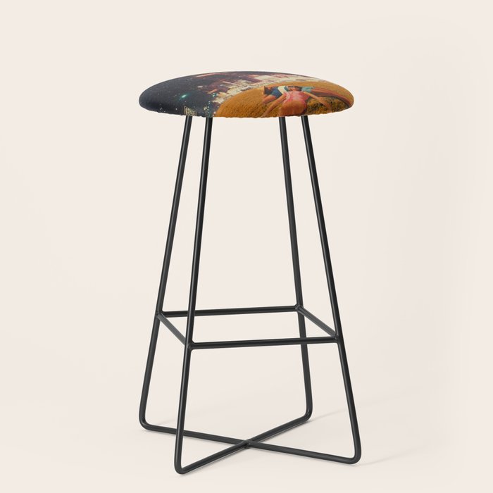 a postcard from year 2349 Stool Gallery Image 1